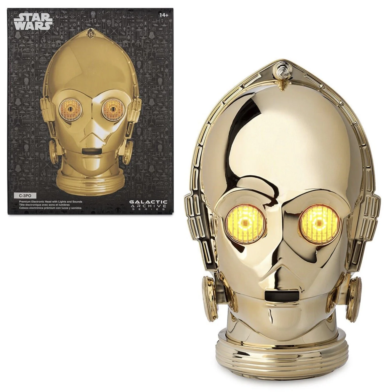 This C-3PO Premium Electronic Head Can Be Rewired to Reveal